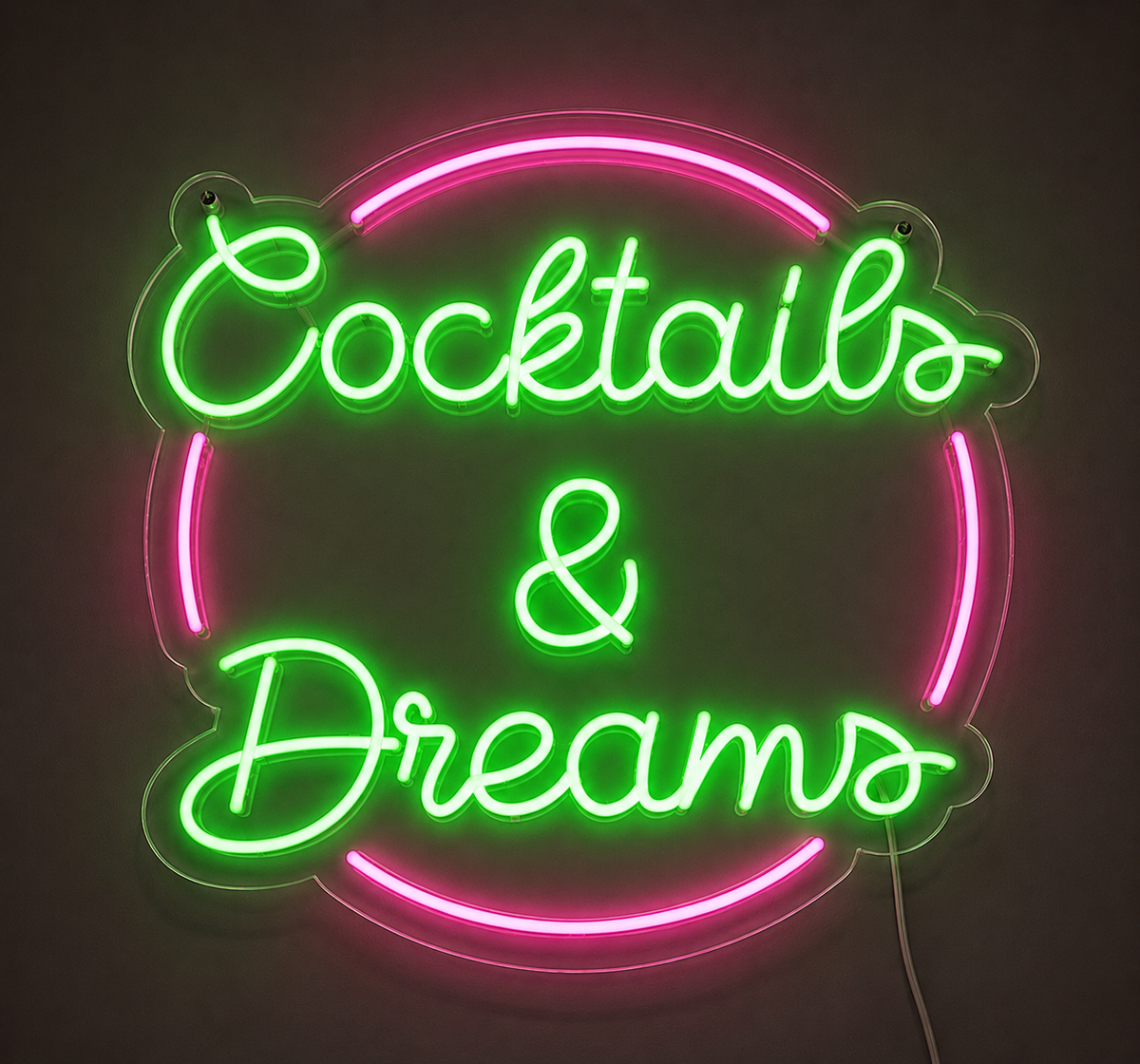 Cocktails and Dreams - LED NEON