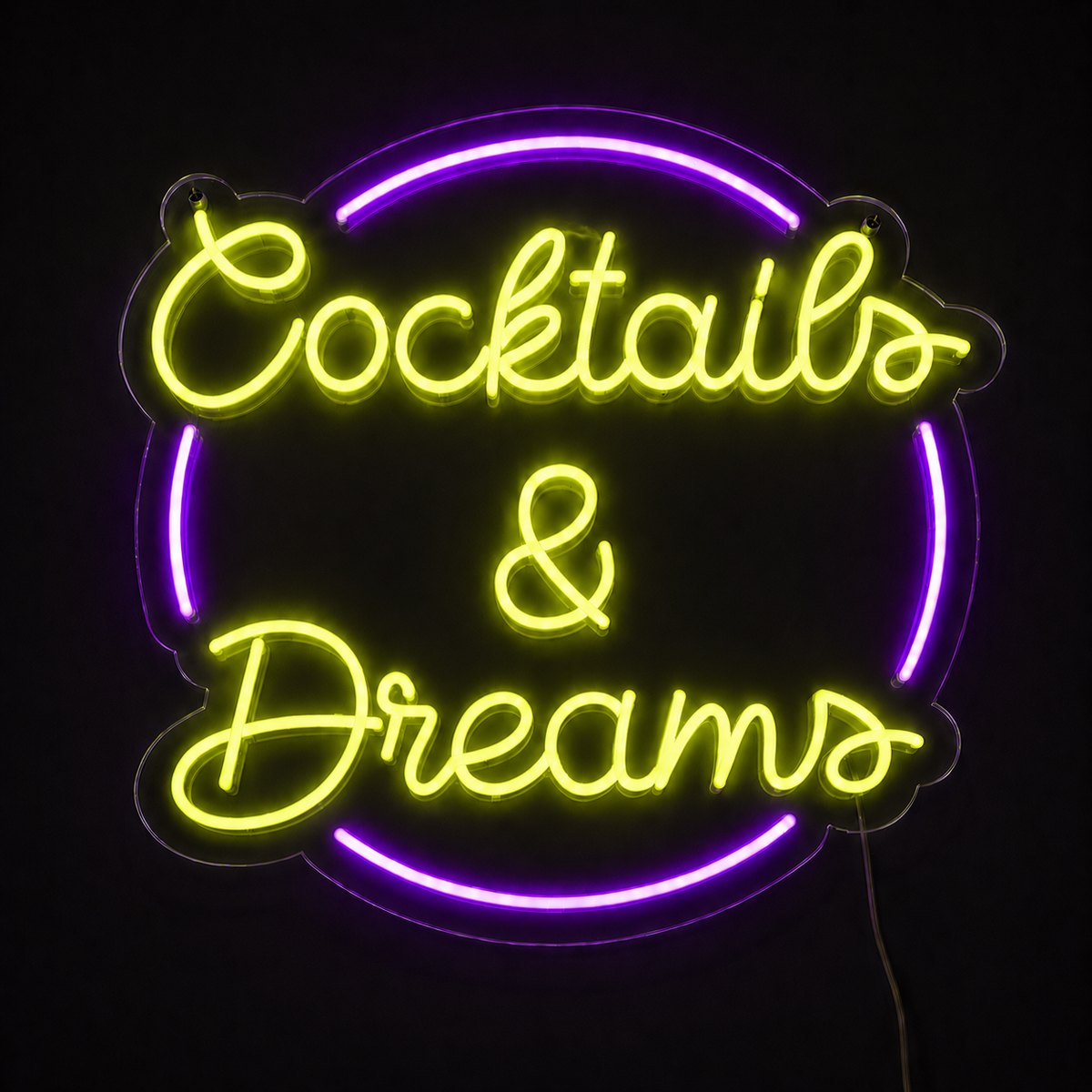 Cocktails and Dreams - LED NEON