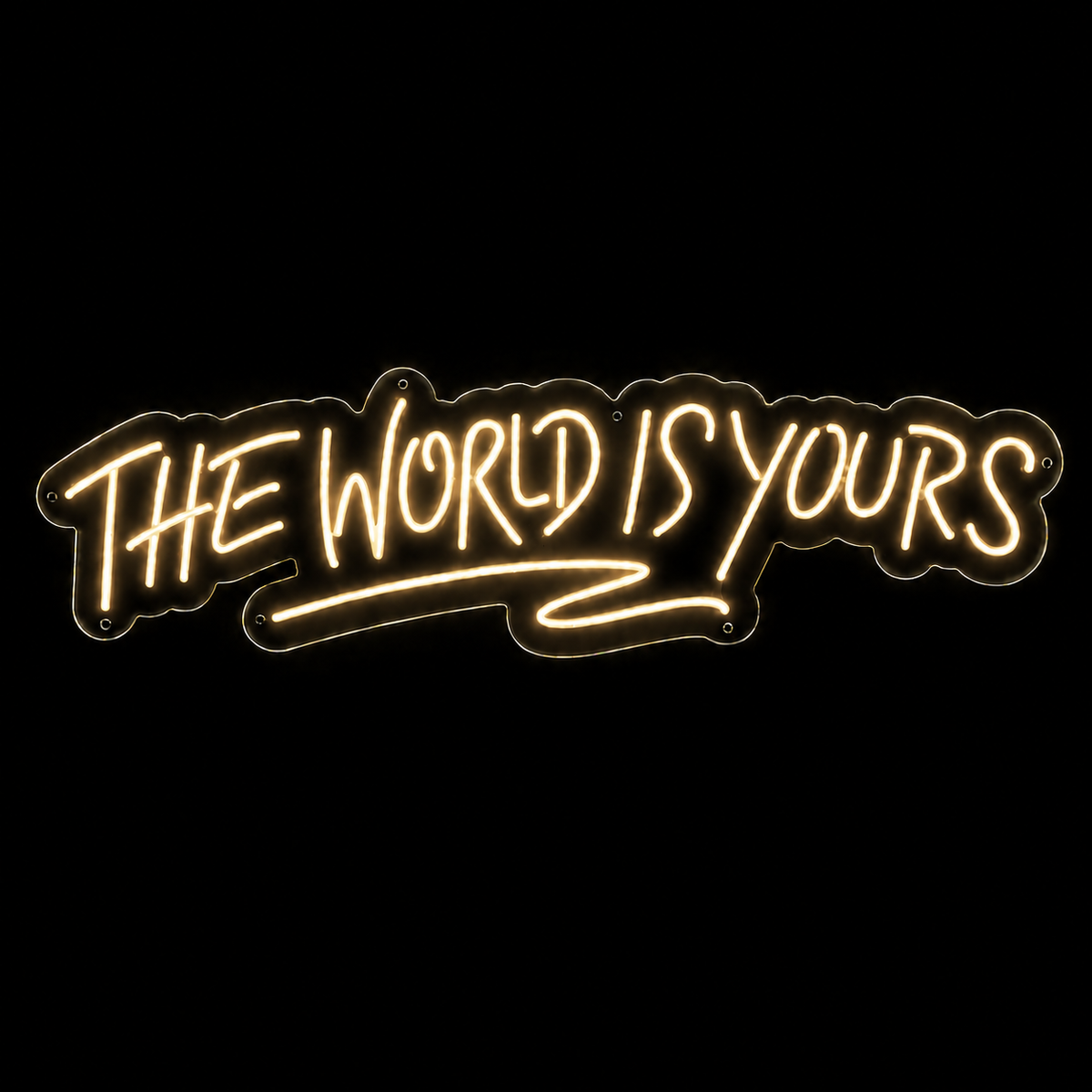 The world is yours - LED NEON