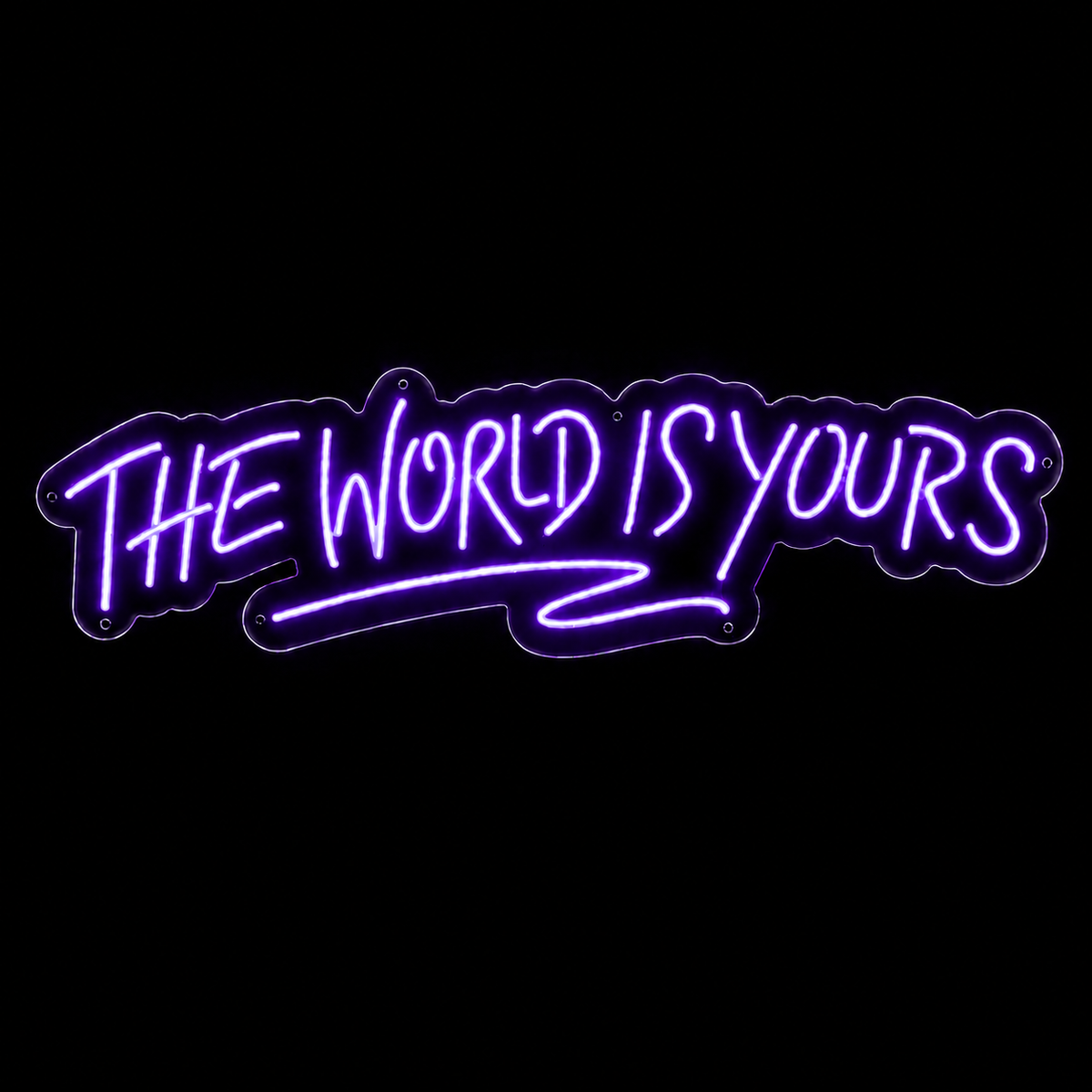 The world is yours - LED NEON