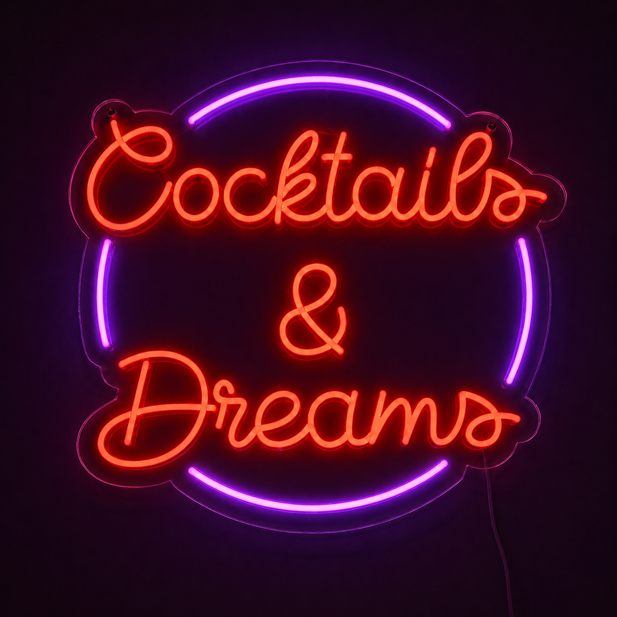 Cocktails and Dreams - LED NEON