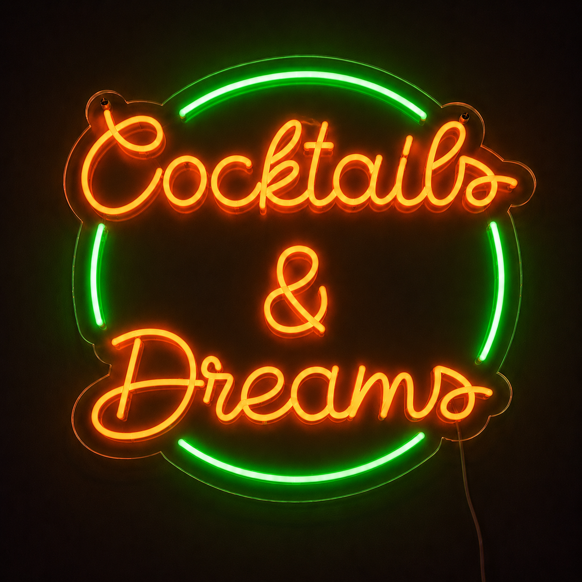 Cocktails and Dreams - LED NEON