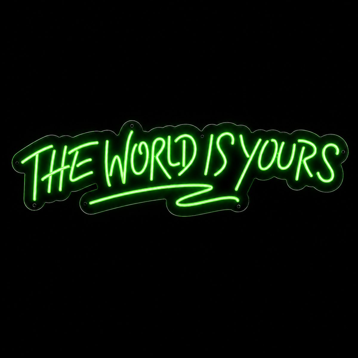 The world is yours - LED NEON