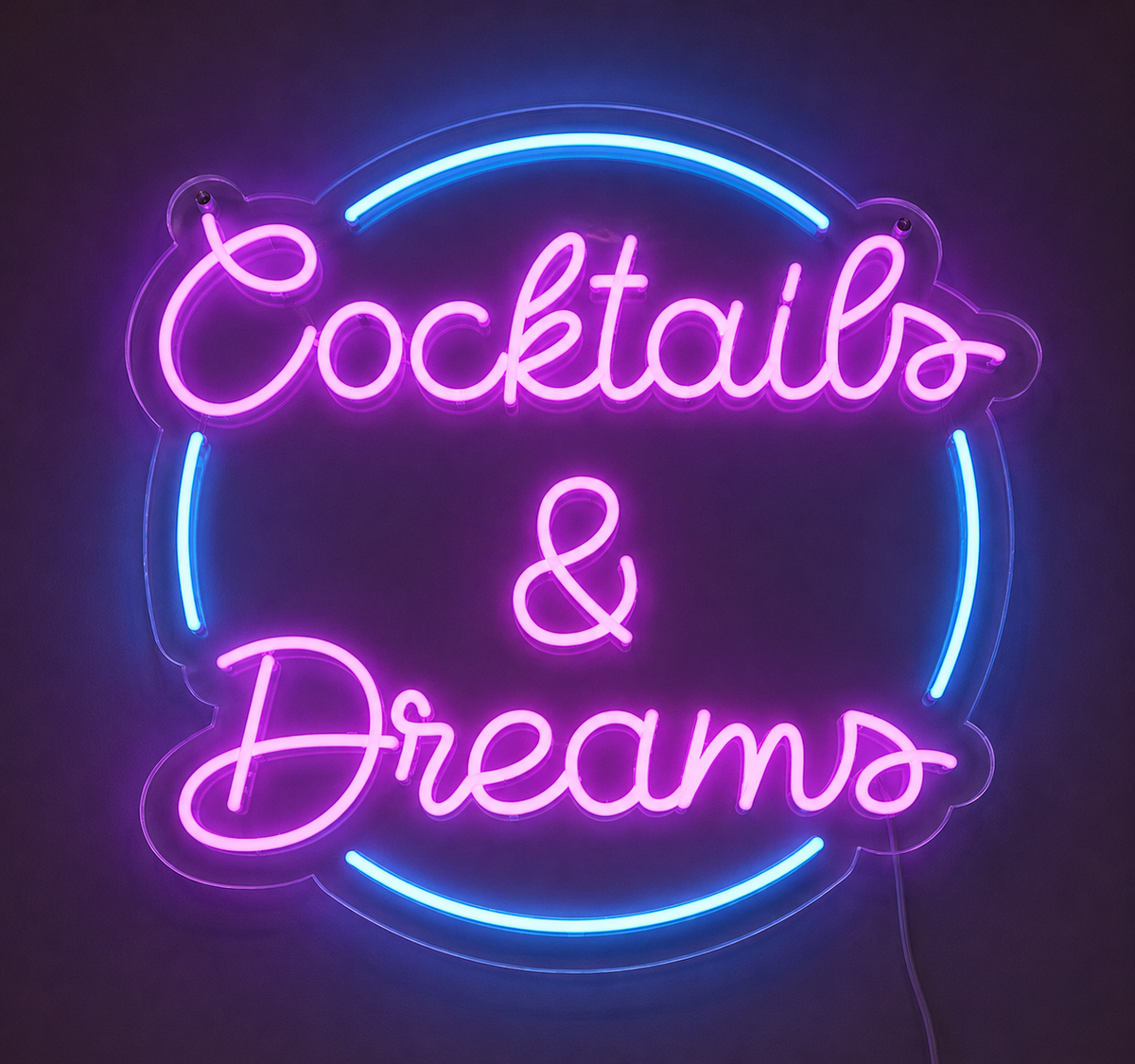 Cocktails and Dreams - LED NEON